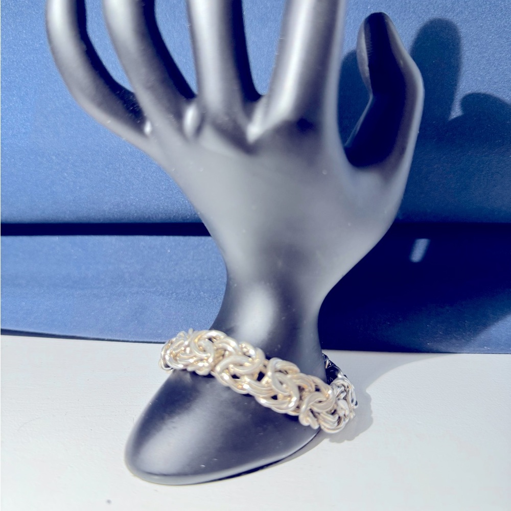 Vintage Detailed Silver Bracelet